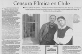 Censura fílmica en Chile  [artículo]