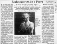 Redescubriendo a Parra  [artículo] Ernesto Garratt Viñes