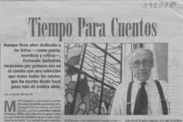 Tiempo para cuentos  [artículo] Antonio Muñoz B.
