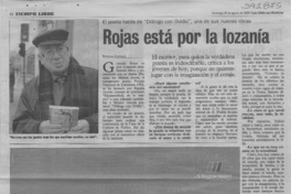 Rojas está por la lozanía  [artículo] Rodrigo Castillo