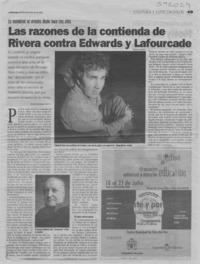 Las razones de la contienda de Rivera contra Edwards y Lafourcade  [artículo] Felipe Rodríguez C.