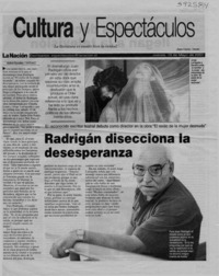 Radrigán disecciona la desesperanza  [artículo] Andrea González