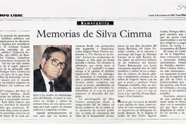 Memorias de Silva Cimma  [artículo] Filebo