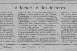 La doctoría de los doctores  [artículo] Filebo