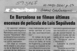 En Barcelona se filman últimas escenas de película de Luis Sepúlveda  [artículo]