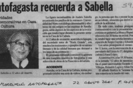 Antofagasta recuerda a Sabella  [artículo]