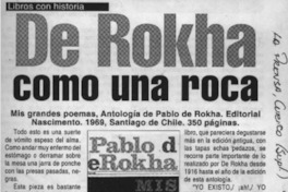 De Rokha como una roca  [artículo]