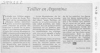 Teillier en Argentina  [artículo]
