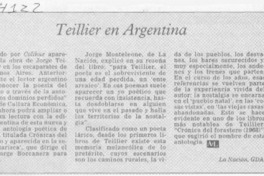 Teillier en Argentina  [artículo]