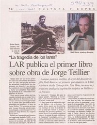 LAR publica el primer libro sobre obra de Jorge Teillier  [artículo]
