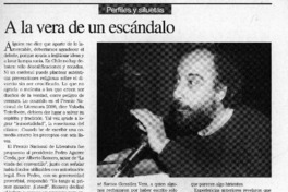 A la vera de un escándalo  [artículo] Rodolfo Garcés Guzmán