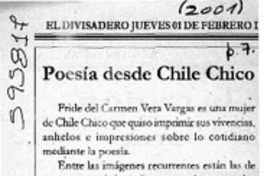 Poesía desde Chile Chico  [artículo]