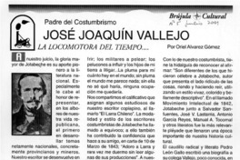 José Joaquín Vallejo  [artículo] Oriel Álvarez Gómez