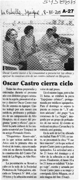 Oscar Castro cierra ciclo  [artículo]