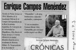 Enrique Campos Menéndez  [artículo]