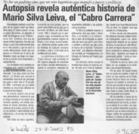 Autopsia revela auténtica historia de Mario Silva Leiva, el "Cabro Carrera"  [artículo]