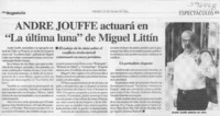 Andre Jouffe actuará en "La última luna" de Miguel Littín  [artículo]