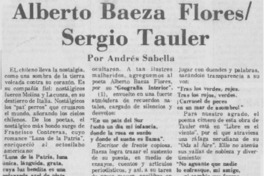 Alberto Baeza Flores Sergio Tauler