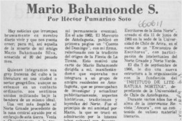 Mario Bahamonde S.