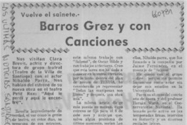 Barros Grez y con canciones.  [artículo]