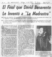 El Final que David Benavente le inventó a "La madrastra".  [artículo]