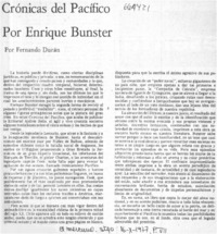 Crónicas del pacífico  [artículo] Fernando Durán.