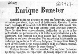 Enrique Bunster  [artículo] Filebo.