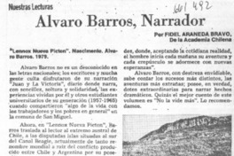 Alvaro Barros, narrador