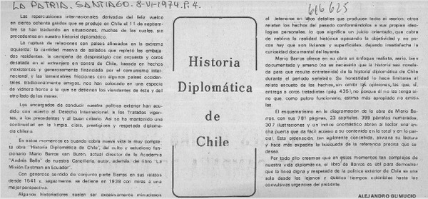 Historia Diplomática de Chile