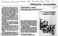 Contando a Chile  [artículo] Hernán Márquez Huerta.