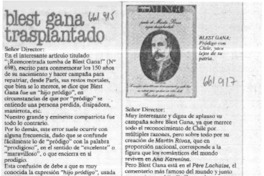 Blest Gana  [artículo]Henry George Molina Aqueveque.