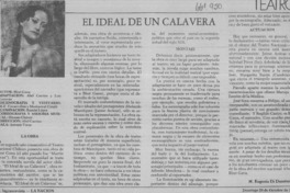 El ideal de un Calavera  [artículo] María Eugenia Di Doménico.