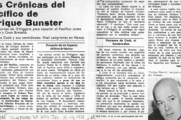 Las Crónicas del Pacífico de Enrique Bunster