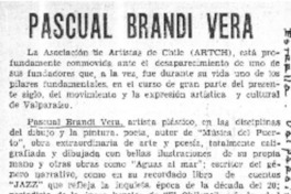 Pascual Brandi Vera  [artículo] M.A.F.