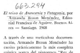 El reino de Araucanía y Patagonía  [artículo] B.