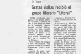 Gratas visitas recibió el grupo literario "Litoral"