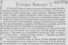 Enrique Bunster T.