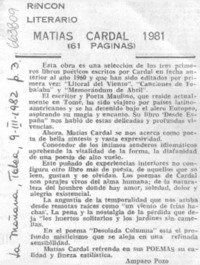 Matías Cardal 1981