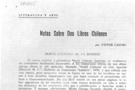 Notas sobre dos libros chilenos