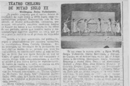 Teatro chileno de mitad siglo XX