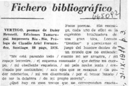 Vértigo  [artículo] Carlos R. Ibacache I.