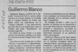 Guillermo Blanco.  [artículo] Cronos