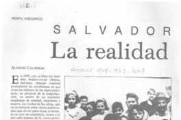 Salvador Allende, la realidad médico social