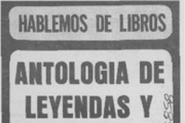 Antología de leyendas y tradiciones.