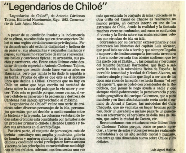 Legendarios de Chiloé"