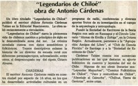 Legendarios de Chiloé" obra de Antonio Cárdenas.
