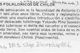 Cuentos folklóricos de Chiloé