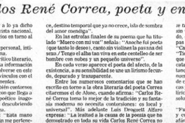 Carlos René Correa, poeta y ensayista  [artículo] Federico Tatter