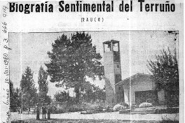 Biografía sentimental del terruño  [artículo] Juan Antonio Massone.