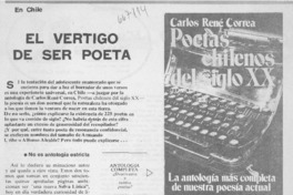 El Vértigo de ser poeta.